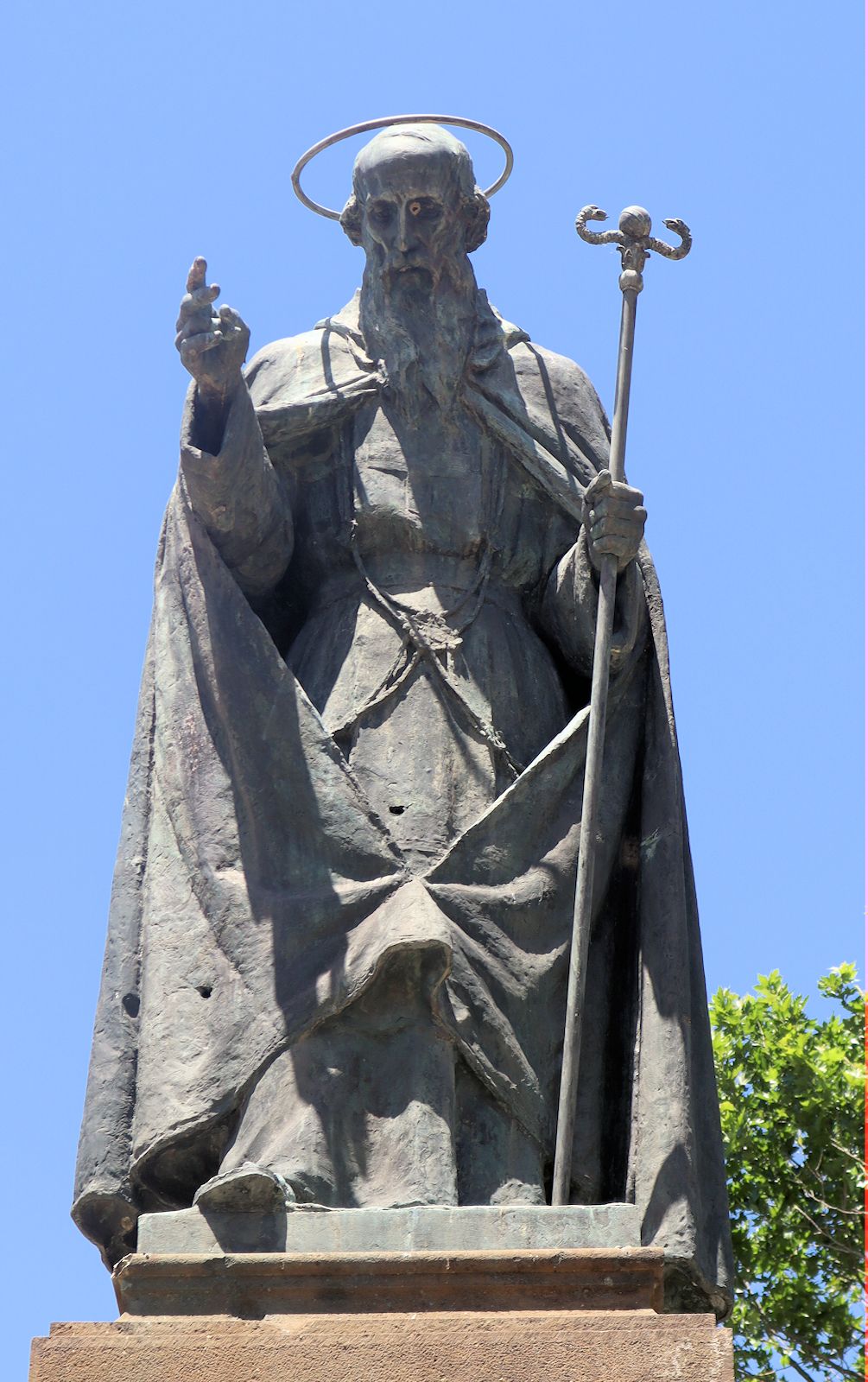 Statue im Kloster Santa Maria in Grottaferrata