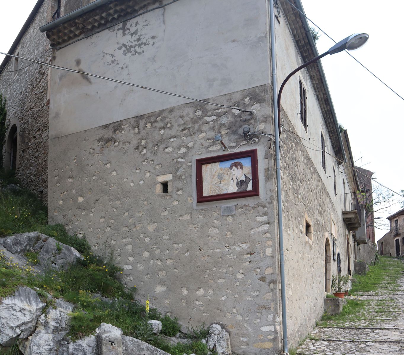 Schmiede in Pescosansonesco, in der Nunzio arbeitete