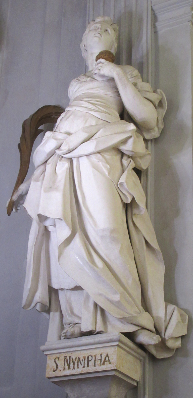 Procopio Serpotta: Statue, um 1740, im Oratorium Santa Caterina d'Alessandria all'Olivella in Palermo