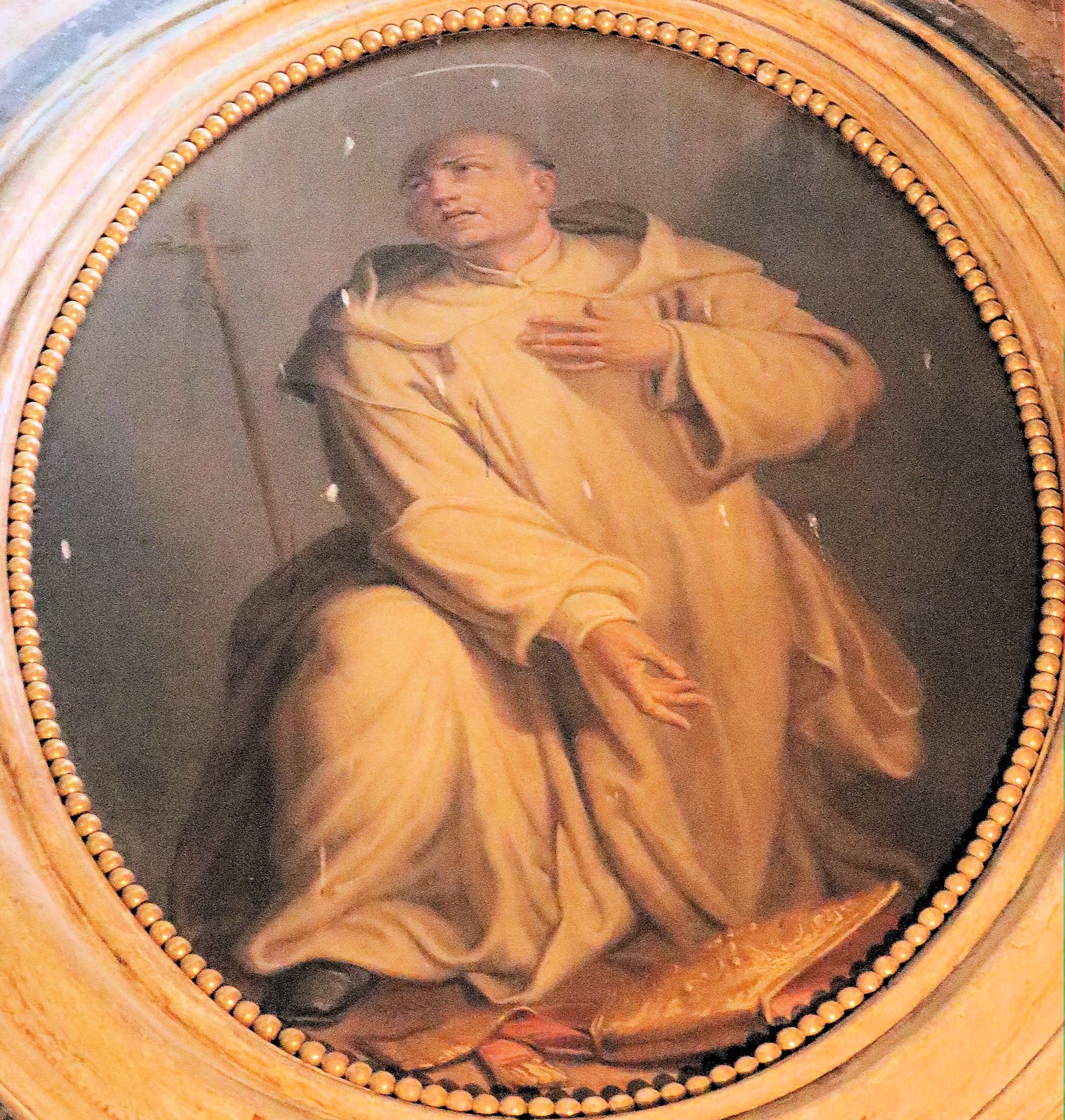 Bild in der Kirche der ehemaligen Kartause San Bartolomeo di Trisulti bei Collepardo nahe Frosinone