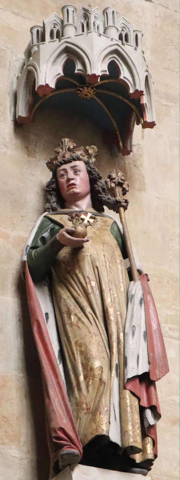 Statue, um 1250, im Dom in Meißen