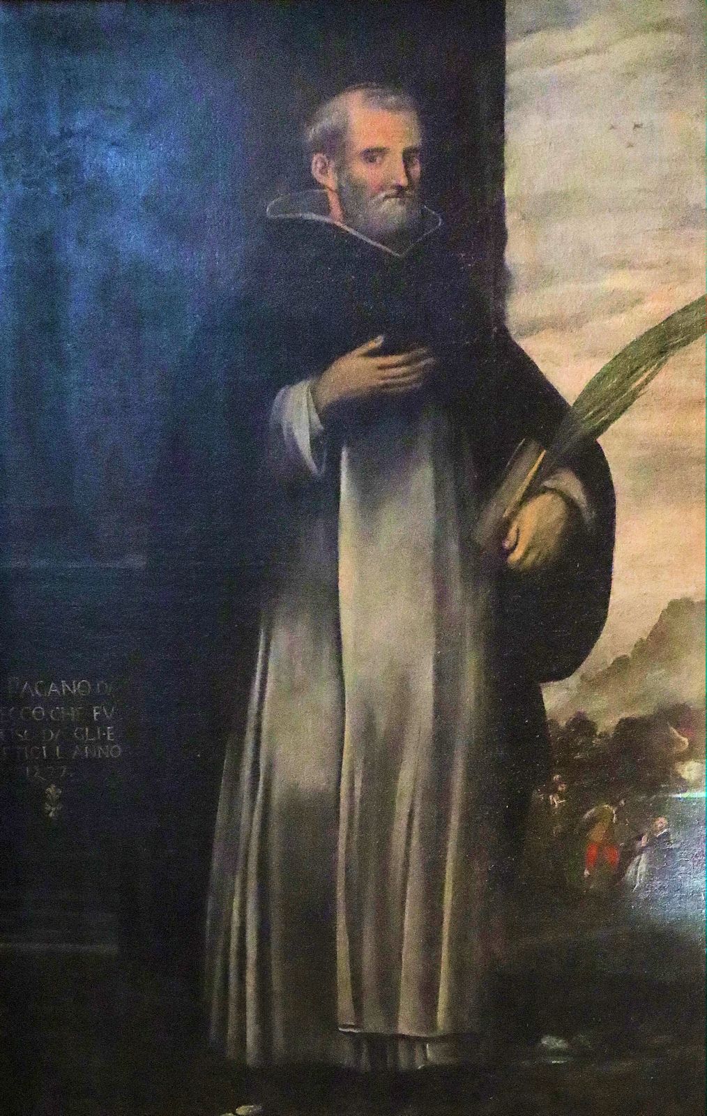 Giacomo Martinez: Petrus' Martyrium, 1840, Fresko in der Kirche San Nicolò in Lecco