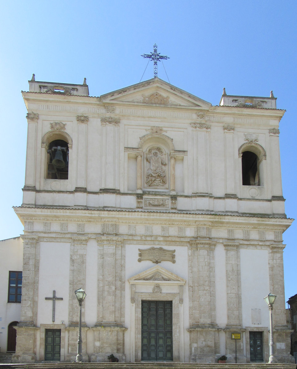 die Pankratius geweihte Hauptkirche in Canicatti