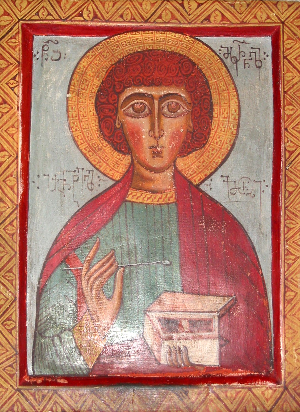 Ikone in der Antschißchatikirche in Tiflis in Georgien
