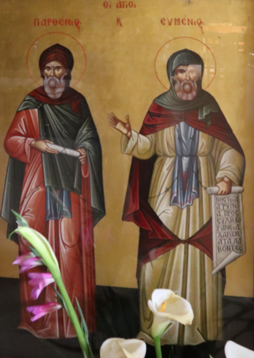Ikone im Katholikon des Klosters Hodegetria