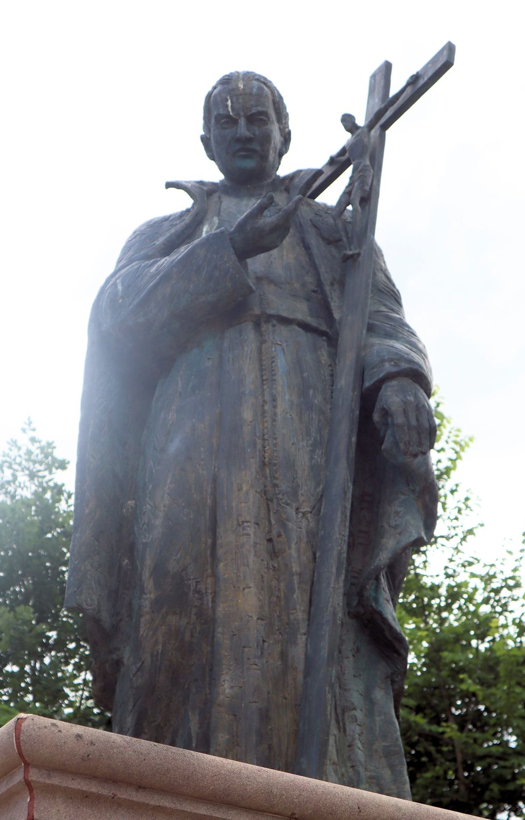 Denkmal am Kloster der Passionisten nahe Ceccano bei Frosinone