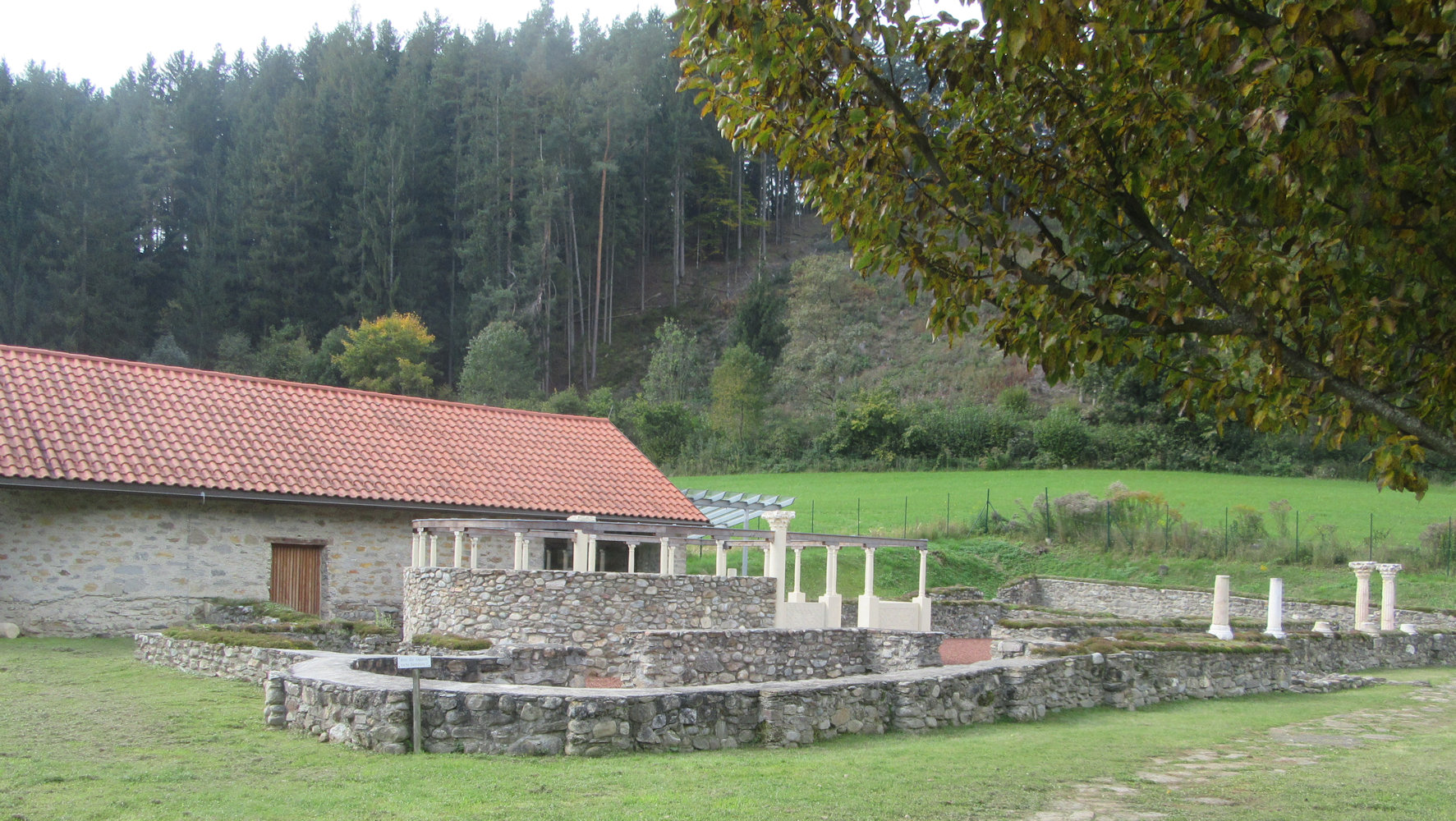 Ruinen der früheren Stadt Teurnia