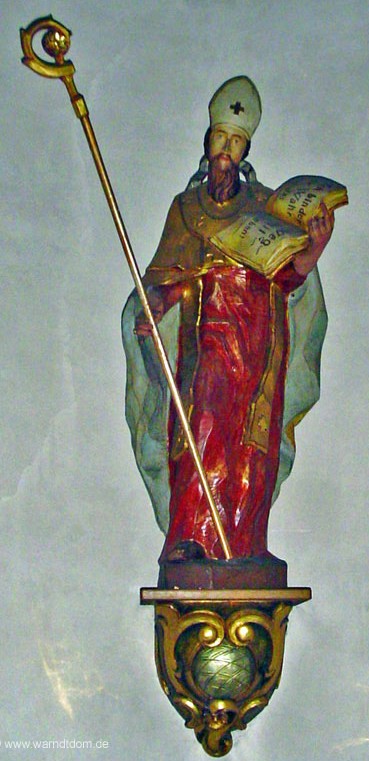 Statue in der Pfarrkirche St. Paulinus in Völklingen-Lauterbach