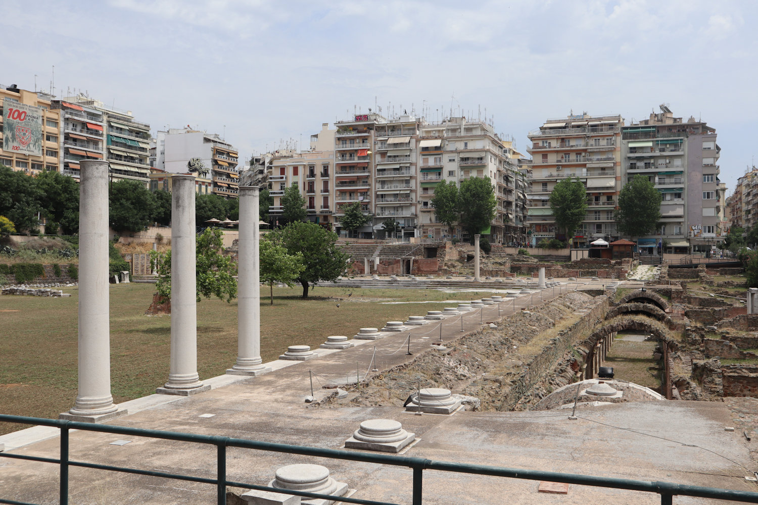 Ausgrabungen in der Agora in Thessaloniki