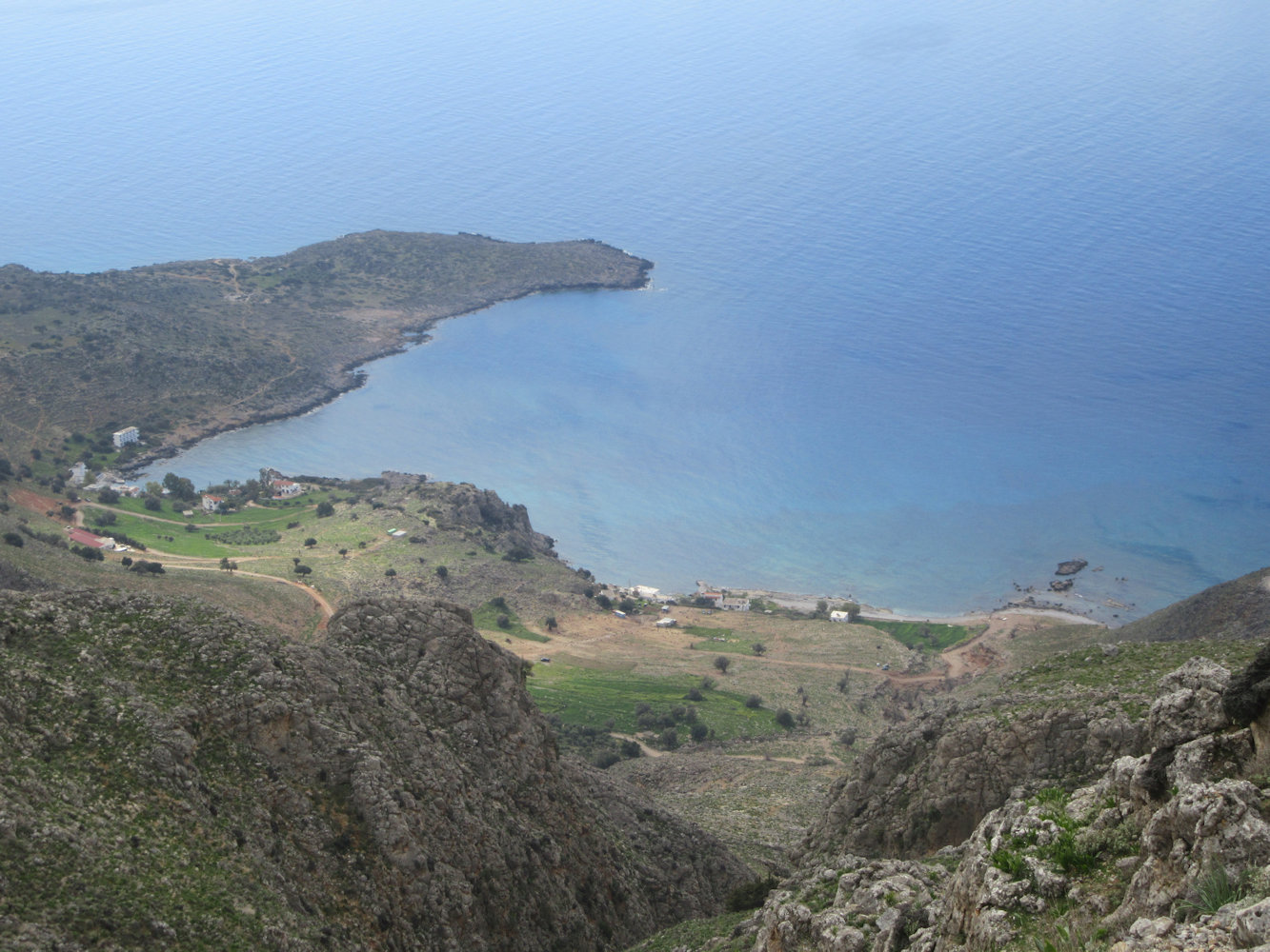 Bucht des heutigen Finikas bei Chora Sfakion an der Südküste von Kreta