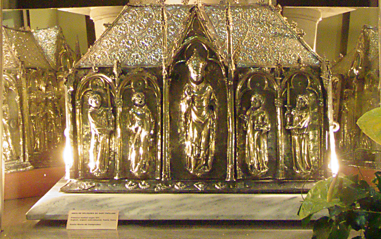 Reliquiar, erstes Drittel des 14 Jahrhunderts, in der Marienkirche in Camprodon in Spanien