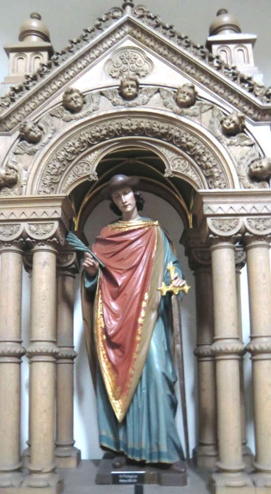Statue in der Pelagiuskirche in Rottweil
