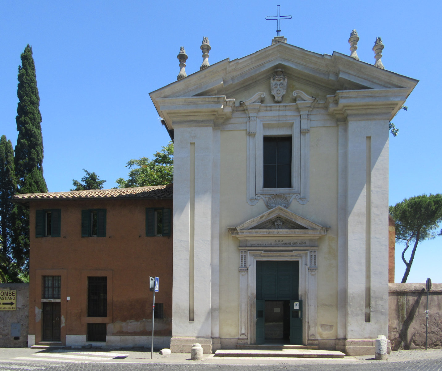 Kirche Santa Maria in Palmis in Rom, im Ursprung aus dem 9. Jahrhundert, 1637 erneuert