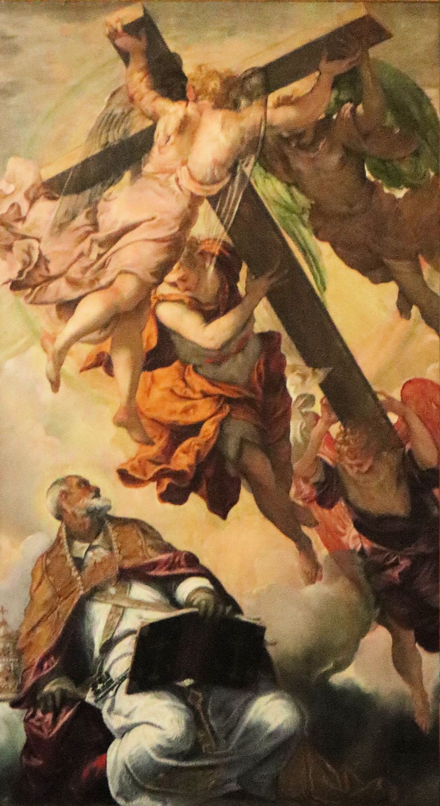 Jacopo Tintoretto: Petrus erscheint das Kreuz, um 1556, in der Kirche Madonna dell'Orto in Venedig