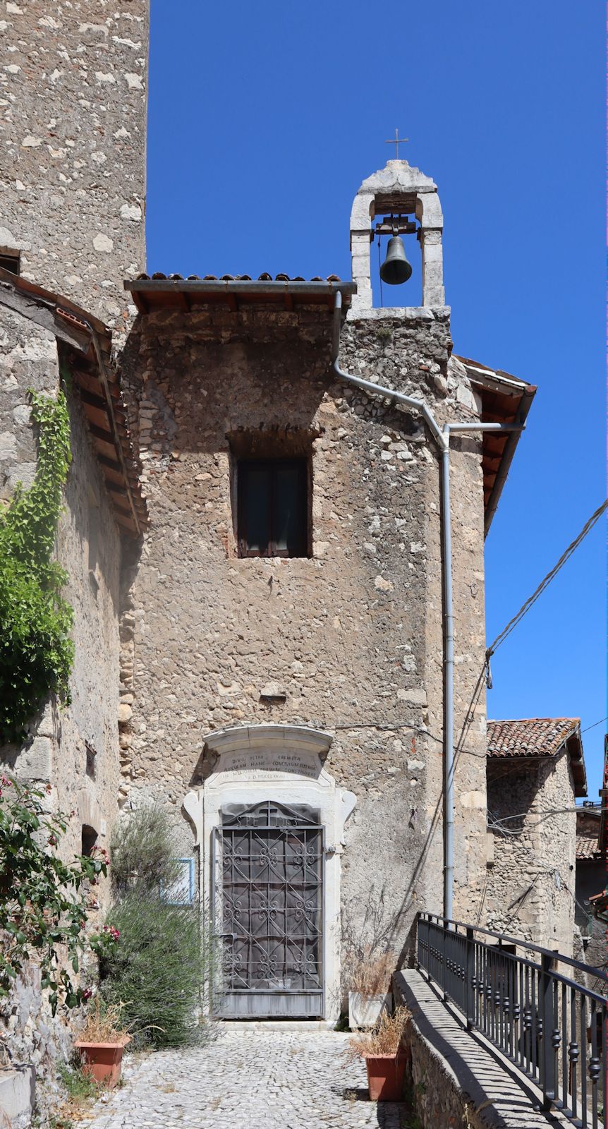 Petrus geweihte Kirche im Bergdorf Rocca di Botte, gebaut 1777