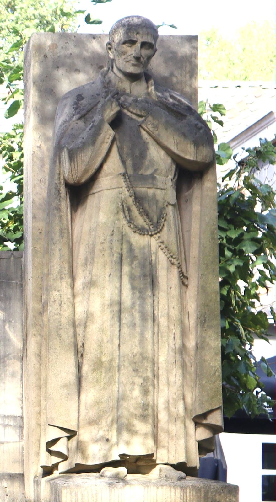 Denkmal im „Park der Nächstenliebe” am geburtshaus nahe Tilburg
