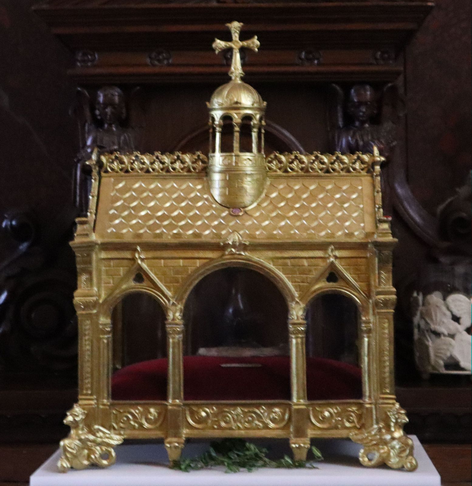 Reliquie in der Pfarrkirche in Beynat