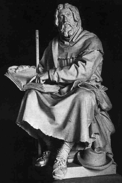 Ernst Rietschl: Sitzfigur, 1868, am Fuß des Lutherdenkmals in Worms