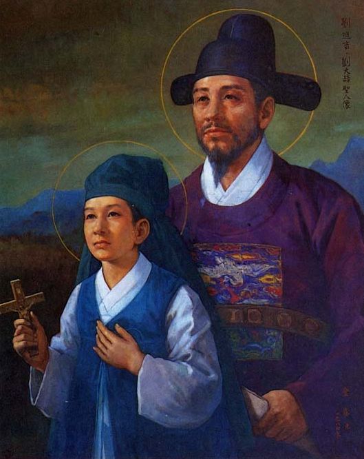 Petrus Yu Tae-ch'ol und sein Katechet == Augustinus Yu Chin-gil
