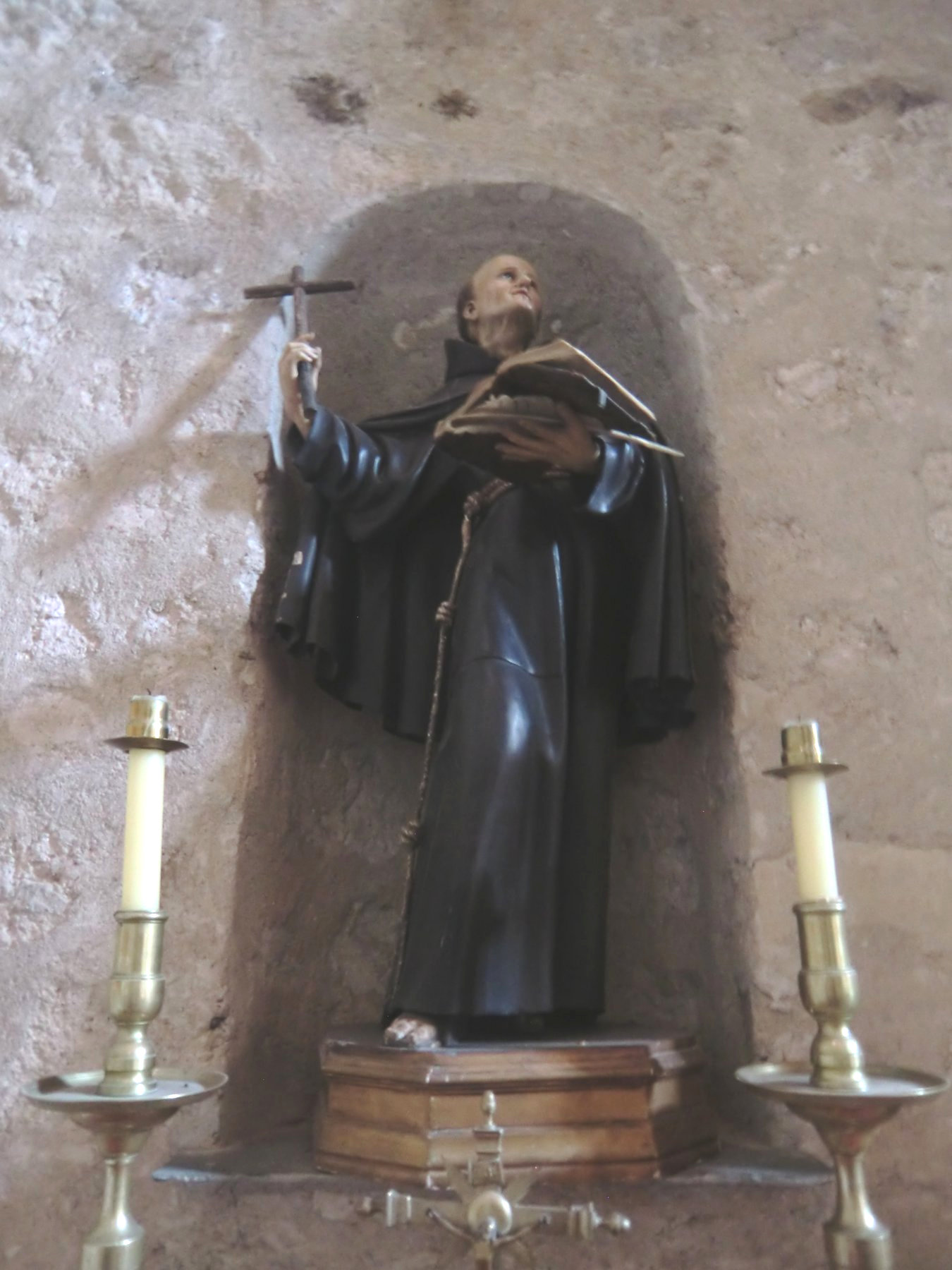 Statue in der Kirche des Klosters El Palancar