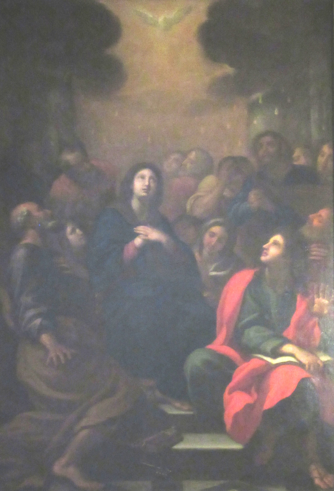 Giovanni Maria Morandi: Die Herabkunft des Heiligen Geistes, im Zentrum Maria, 1689, in der Kirche Santa Maria in Vallicella in Rom