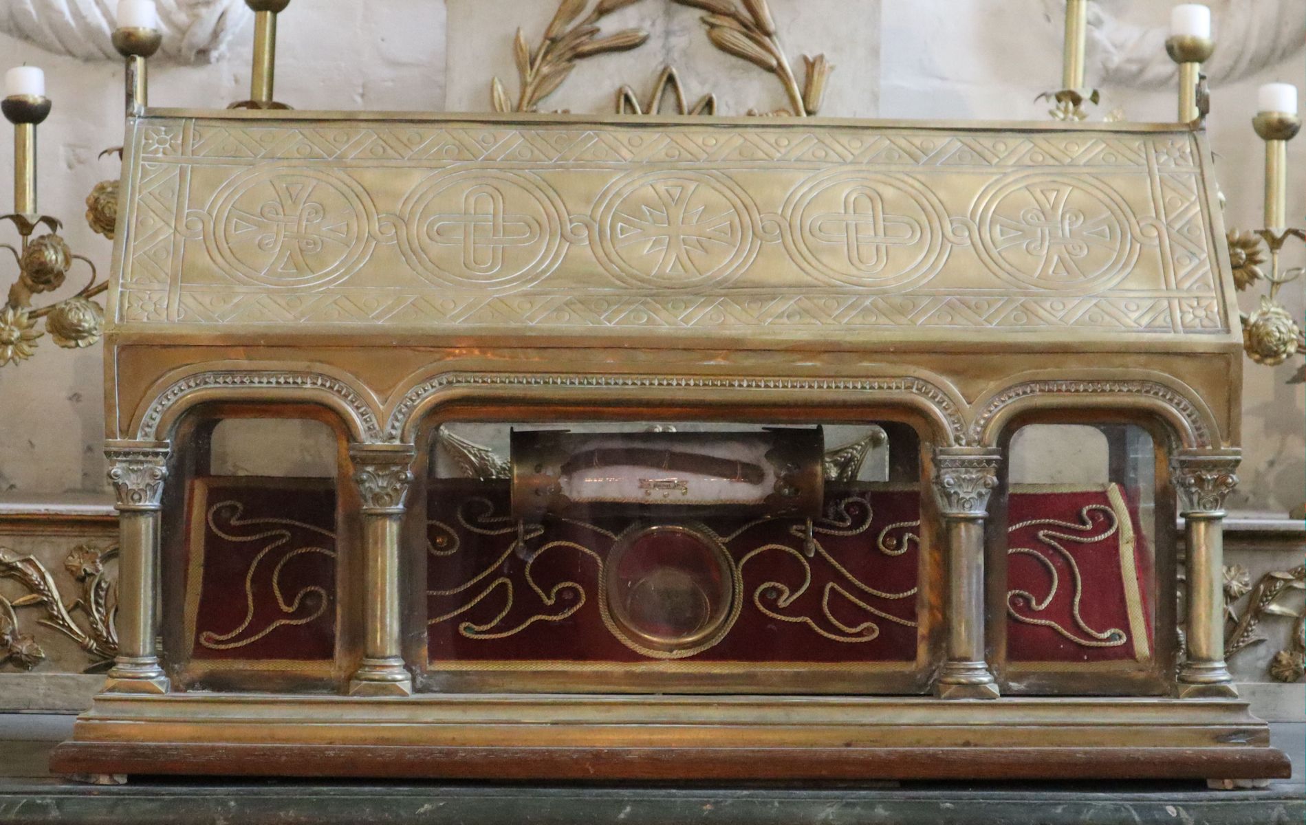 Reliquie in der Kirche Saint-Philibert in Noirmoutier
