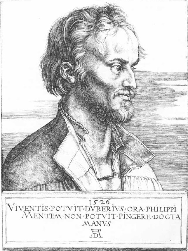 Albrecht Dürer: Portrait von Philipp Melanchthon, 1526