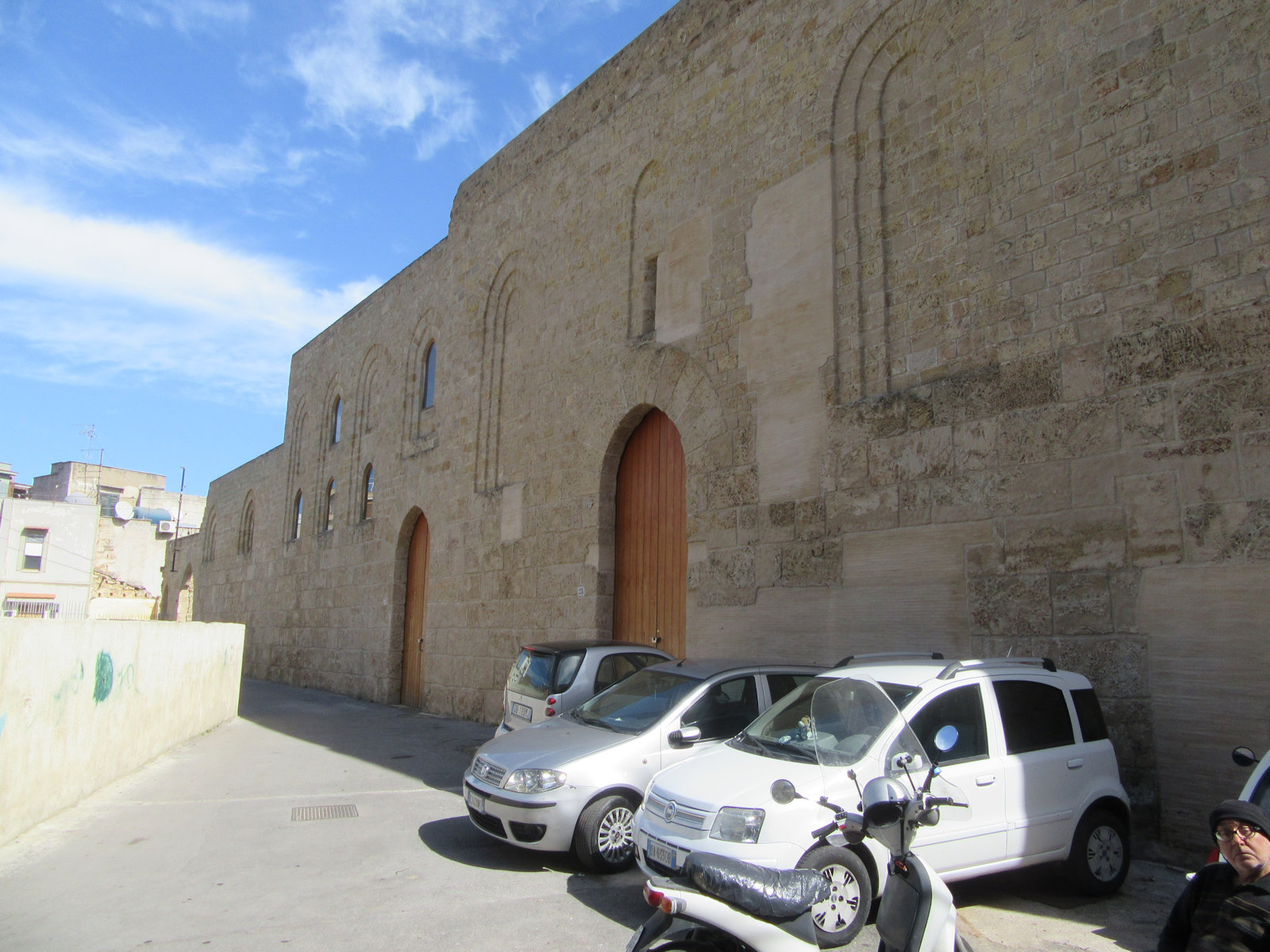 Castello di Maredolce in Palermo, noch in Renovierung begriffen und deshalb unzugänglich