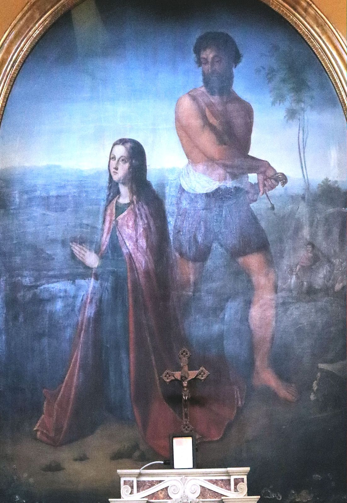 Altarbild im Sanktuarium Santa Filomena in Mugnano del Cardinale