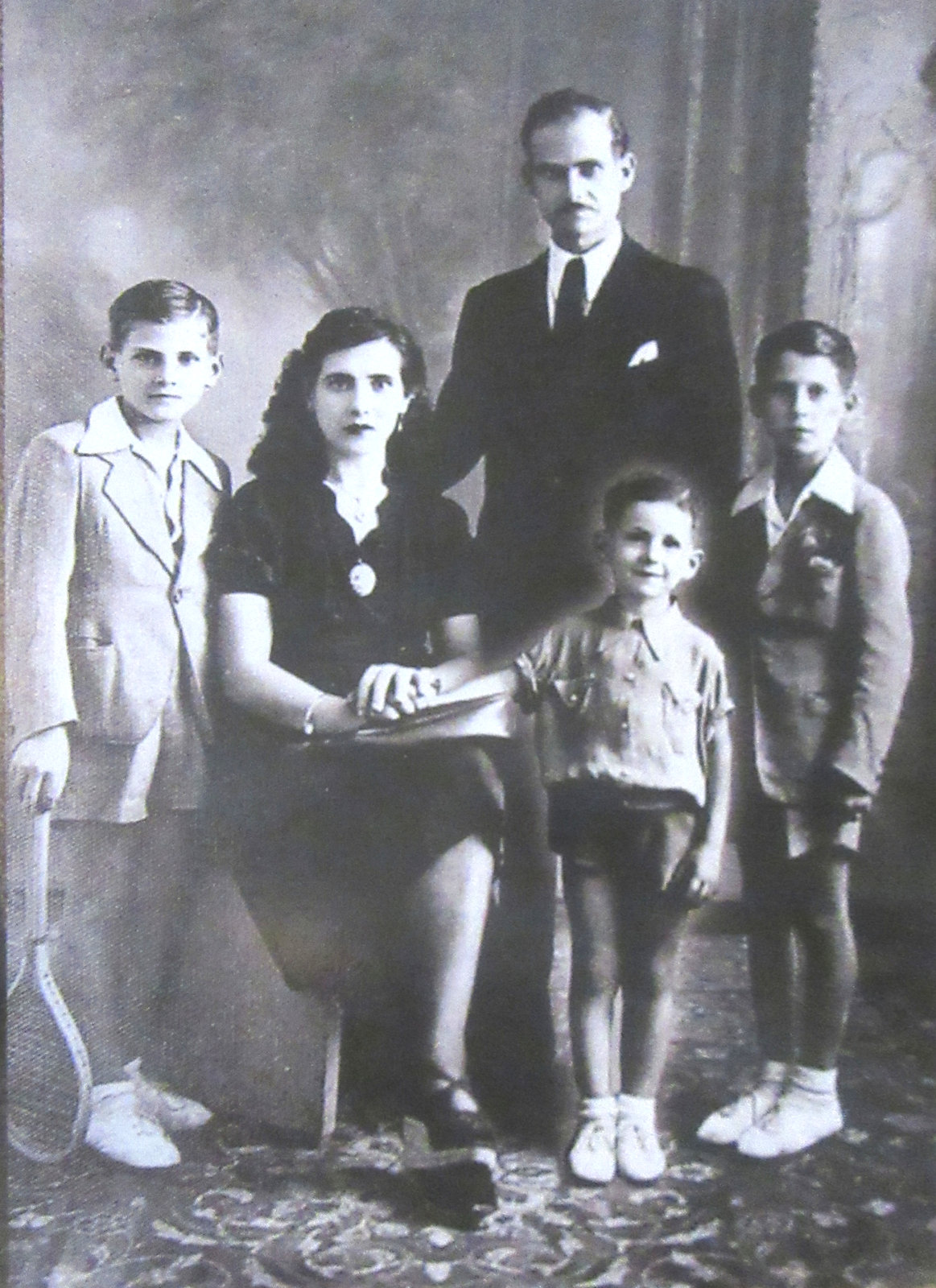 „Pino” Puglisi mit seiner Familie