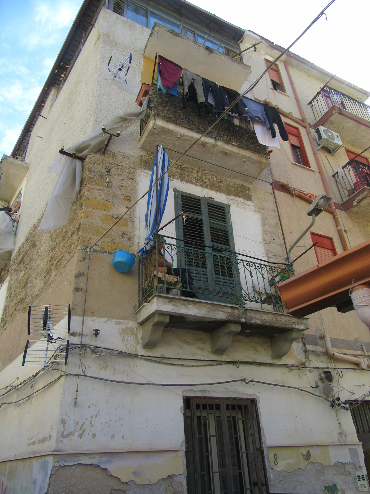„Pino<” Puglisi Geburtshaus im Stadtteil Brancaccio in Palermo