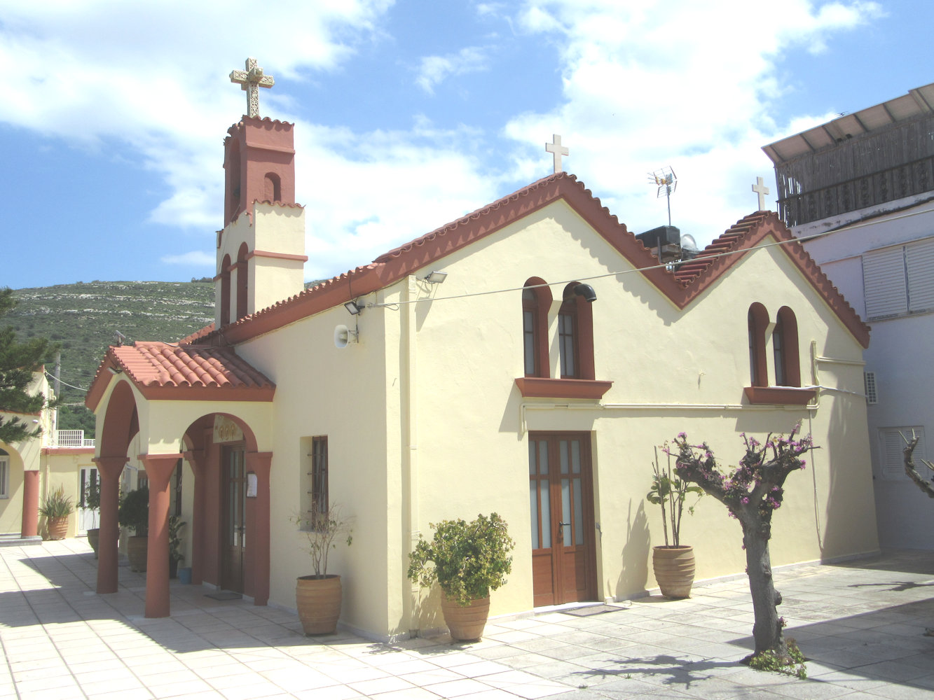 Kirche im heutigen Dorf Knossos