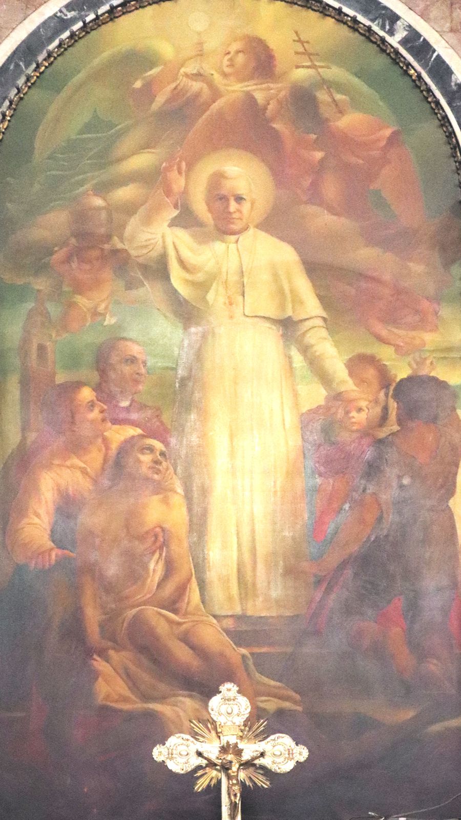 Altarbild in der Kirche in Salzano