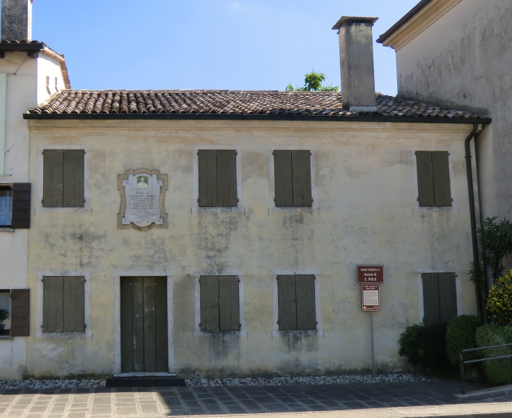 Giuseppe Sartos Geburtshaus in Riese Pio X, heute als Museum mit der Originaleinrichtung zu besichtigen