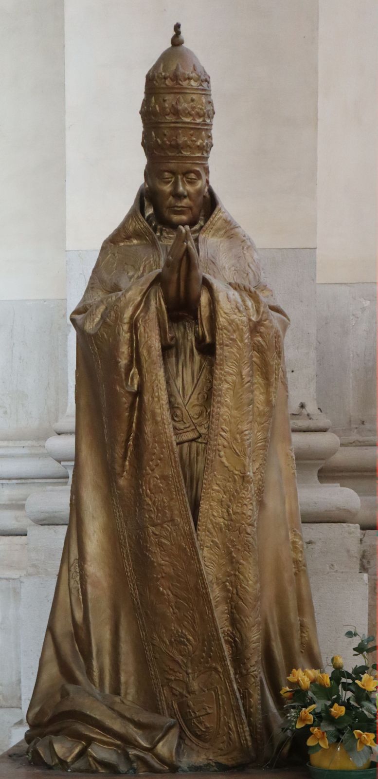 Statue in der Kirche San Pietro di Castello in Venedig, der früheren Kirche des Patriarchen