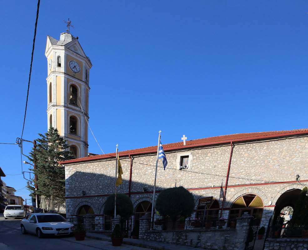 Die der Entschlafung Marias geweihte neue Metropolitankirche in Kastoria