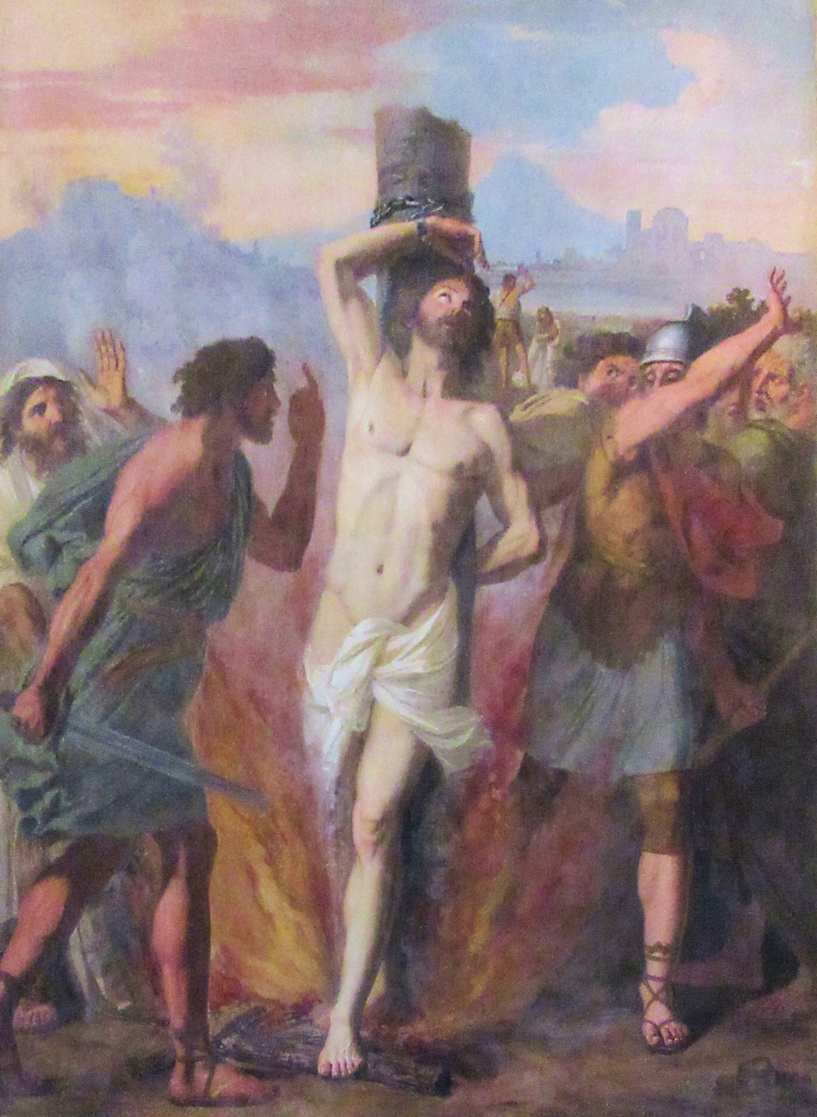 Fresko, um 1600, in der Kirche Santo Stefano Rotondo in Rom