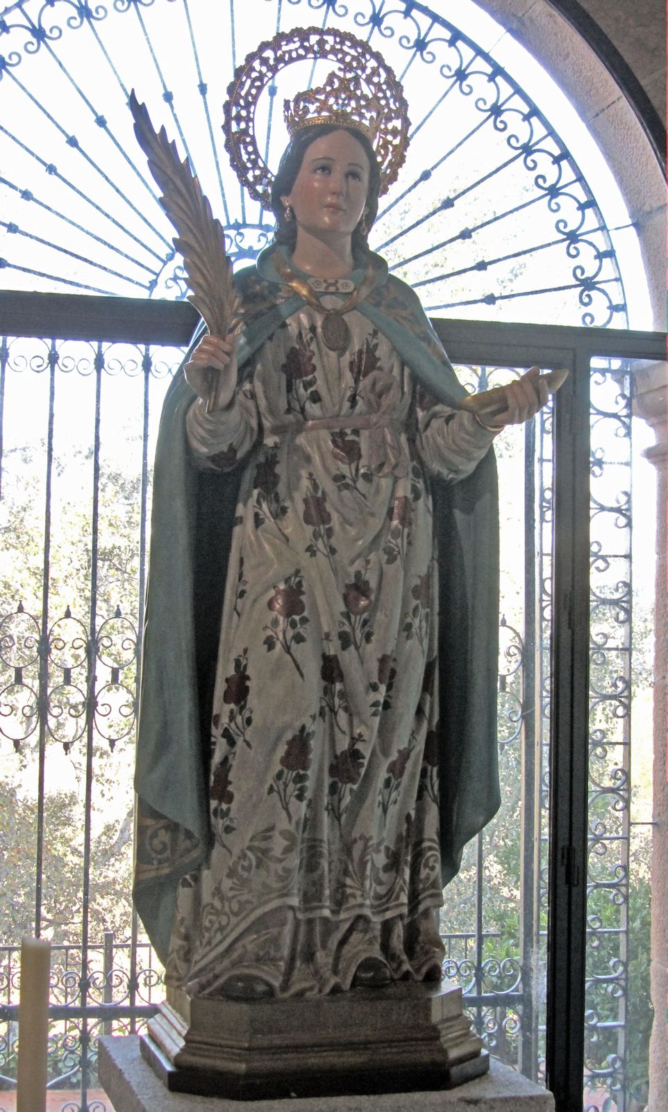 Statue in der Pfarrkirche in Villanueva de la Reina