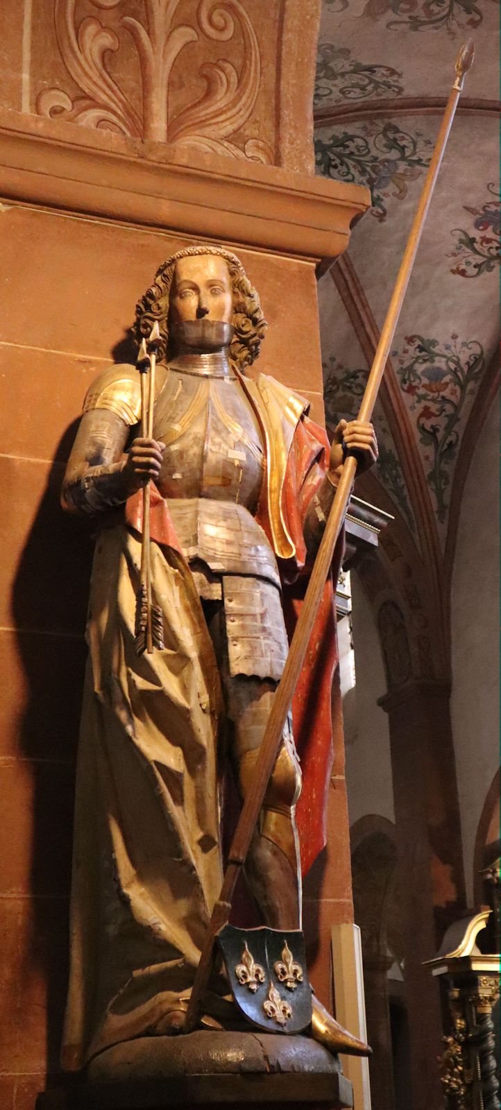 Statue in der Kirche des Klosters Steinfeld