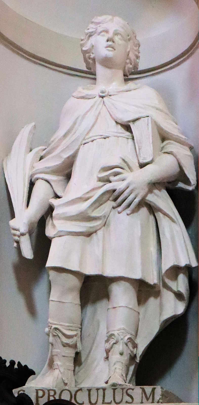 Statue: Proculus, in der Basilika San Valentino in Terni