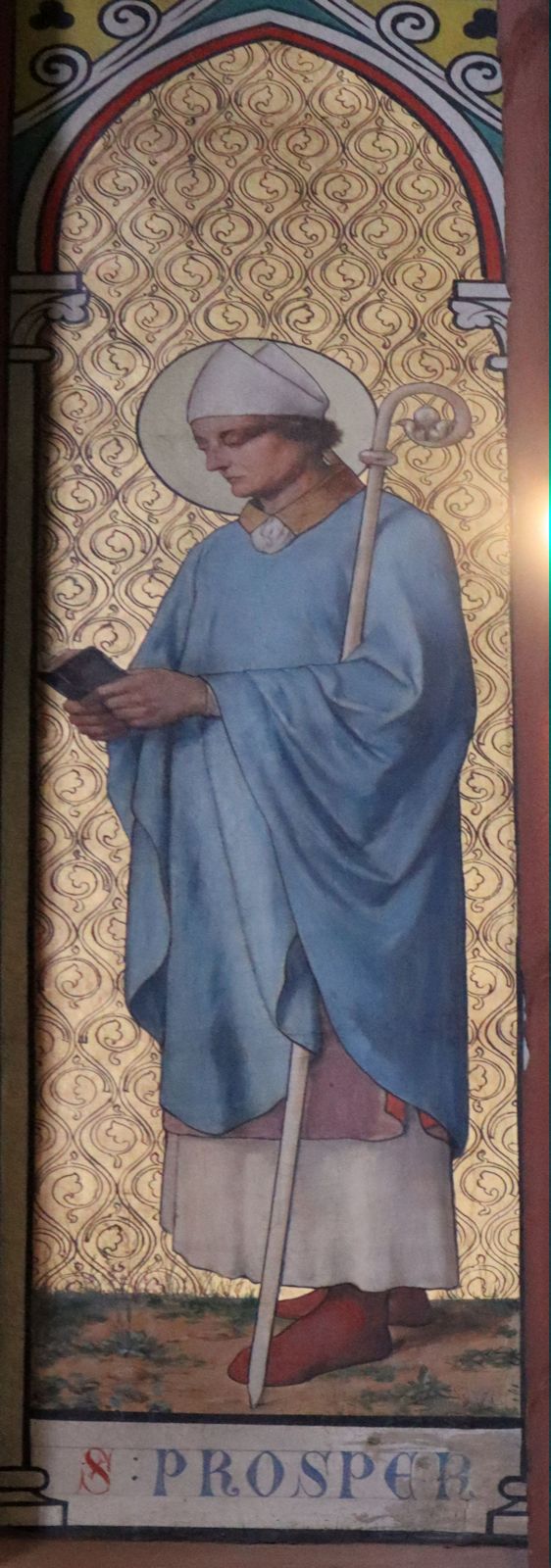 Wandbild in der Kathedrale in Limoges