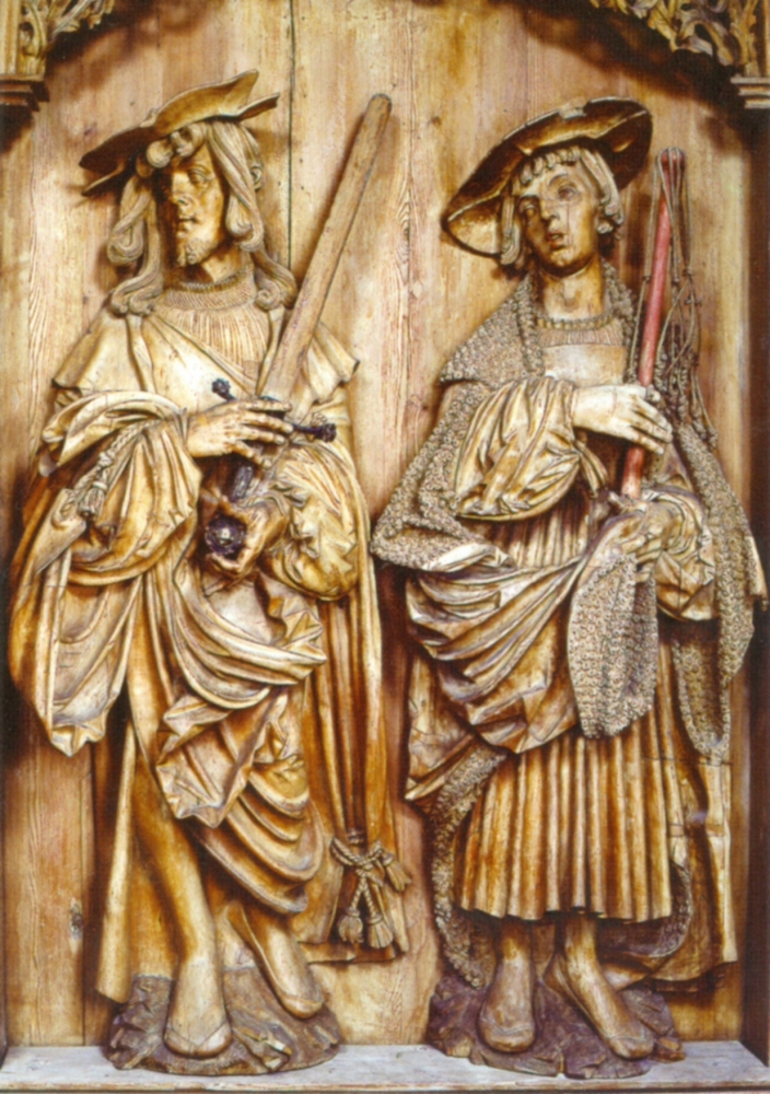 Meister HL: Statuen am Hochaltar, um 1526, im Münster St. Stephan in Breisach
