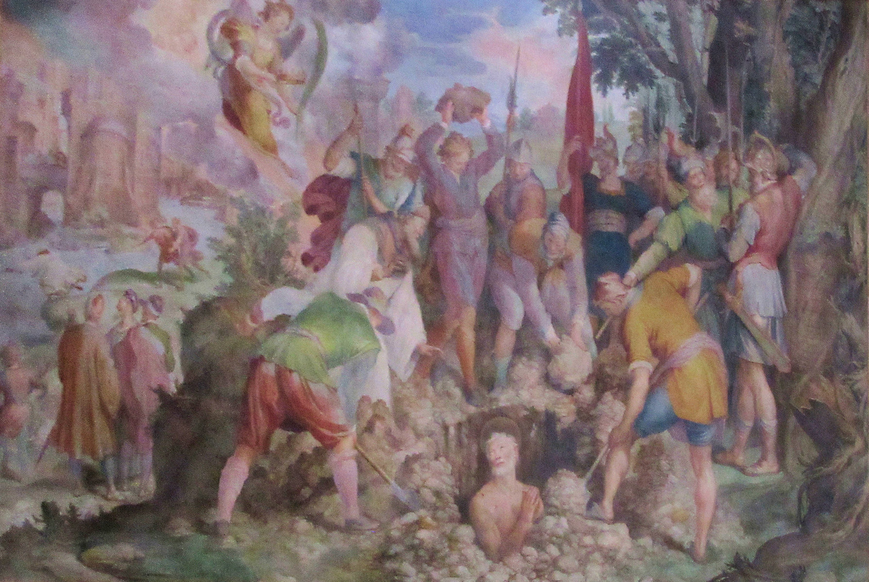 Andrea Commodi: Protasius' Martyrium, um 1600, in der Kirche San Vitale in Rom