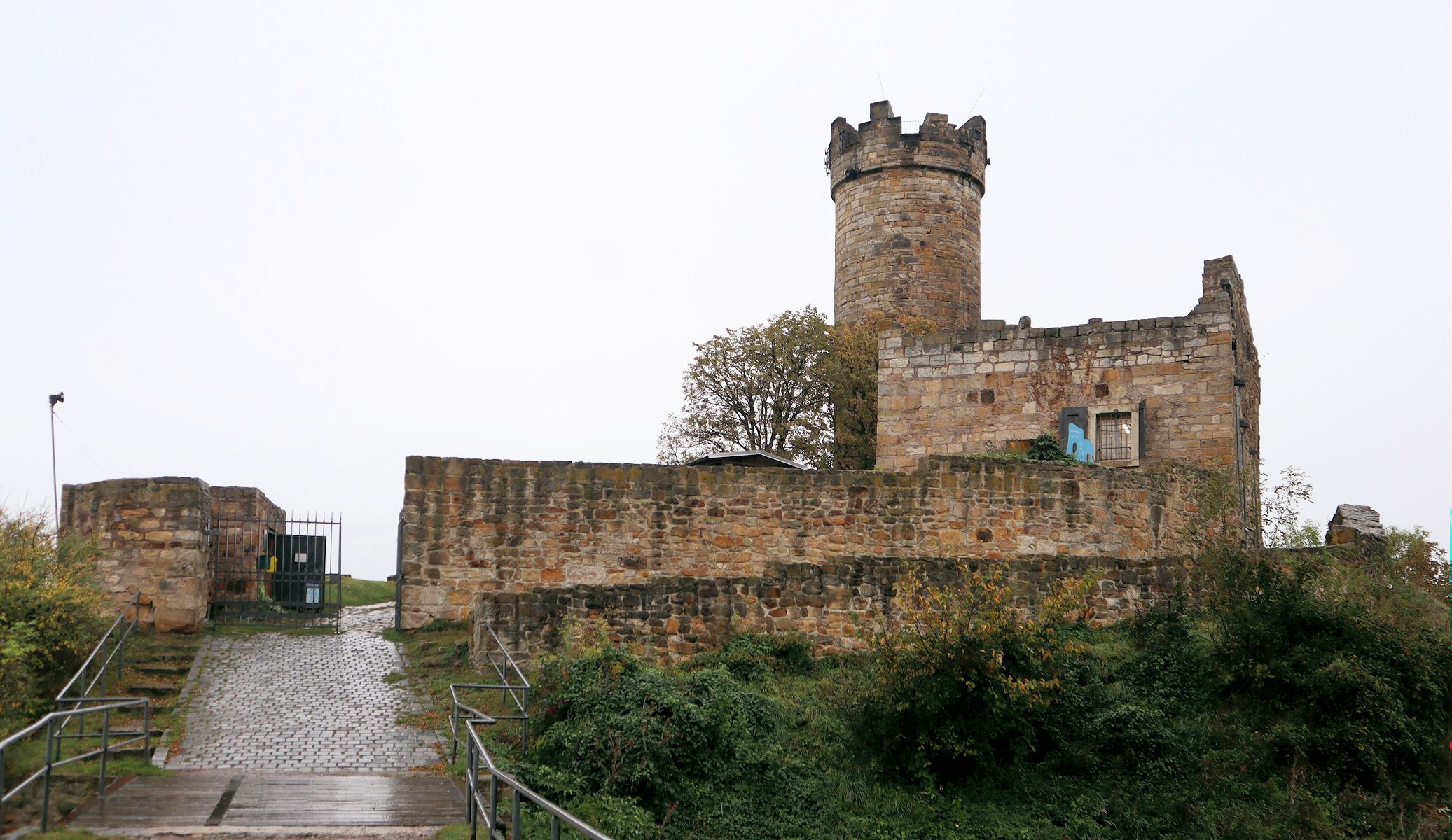 Reste der Mühlburg bei Mühlberg