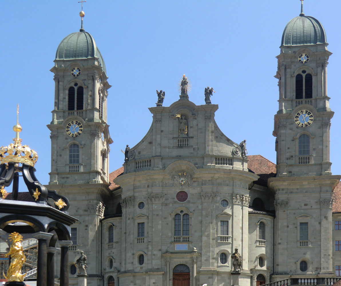 Klosterkirche in Einsiedeln heute