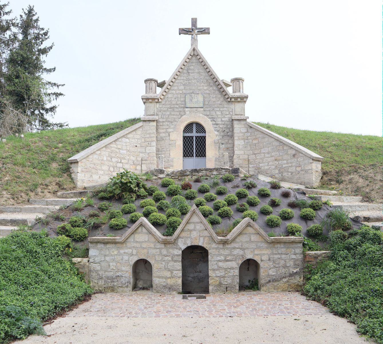 Kapelle an der Stelle von Rigoberts Eigengut bei Gernicourt