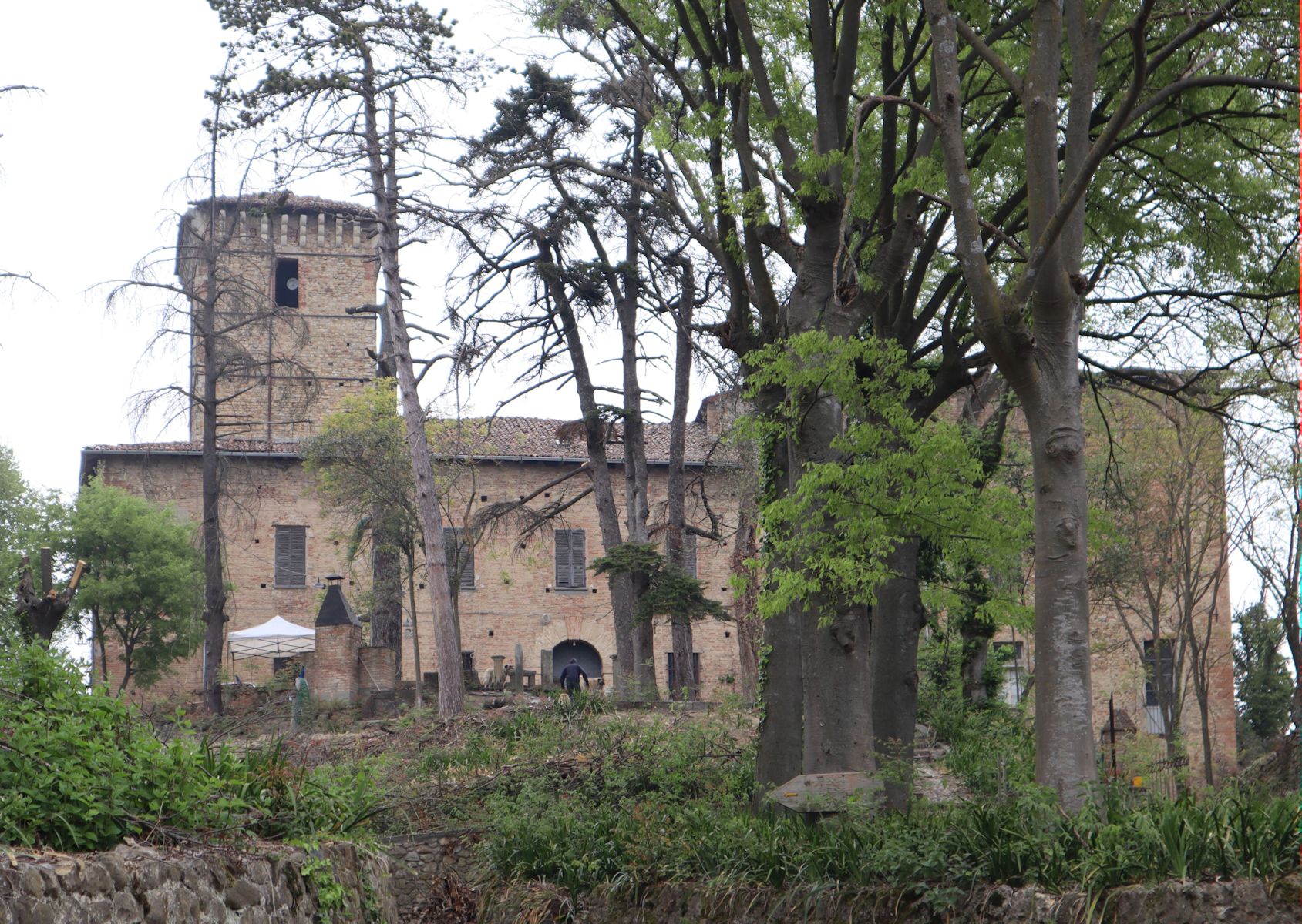 Burg Bargone bei Salsomaggiore, heute in Privatbesitz