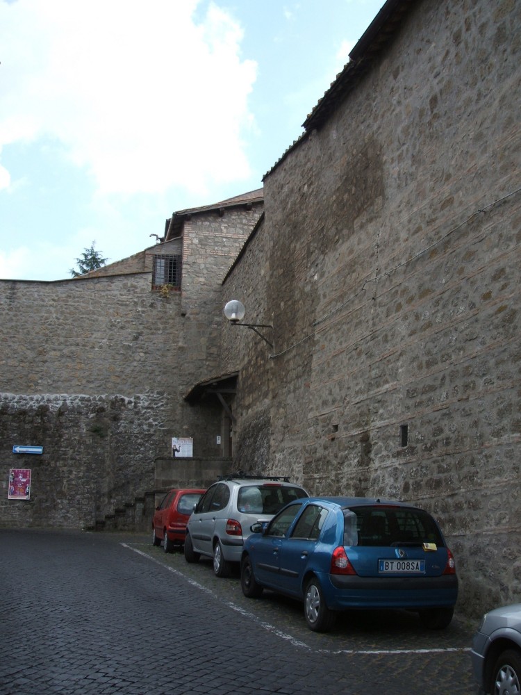 Eingang zum Haus von Rosa in Viterbo