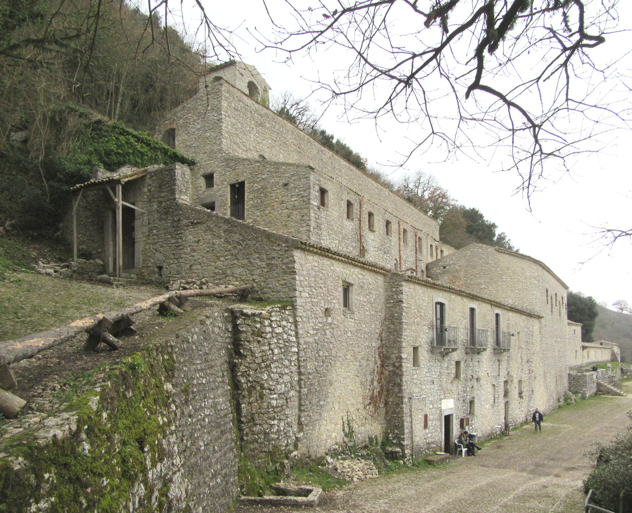 Rosalia geweihte Einsiedelei an ihrer Höhle bei Santo Stefano Quisquina