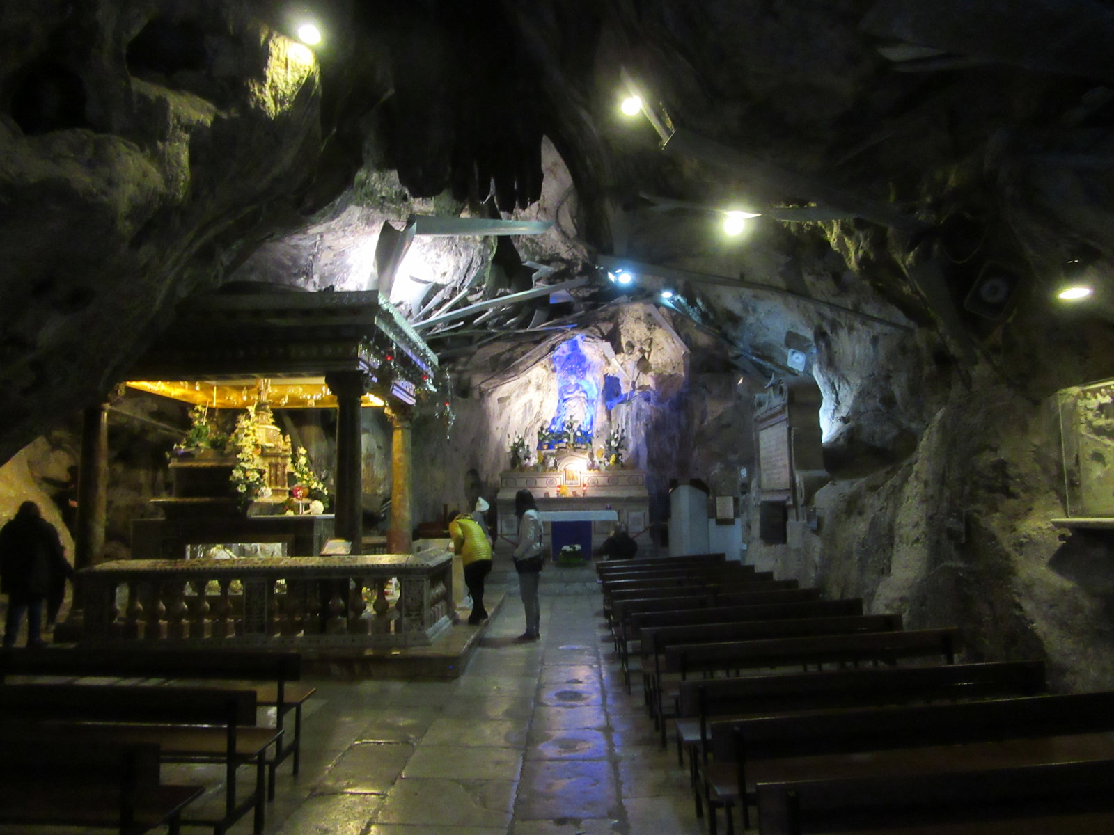 Rosalias Höhle im Santuario Sta Rosalia